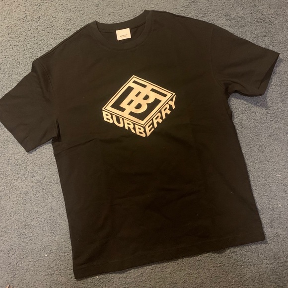 Burberry Black Tee Size Small - Picture 1 of 4